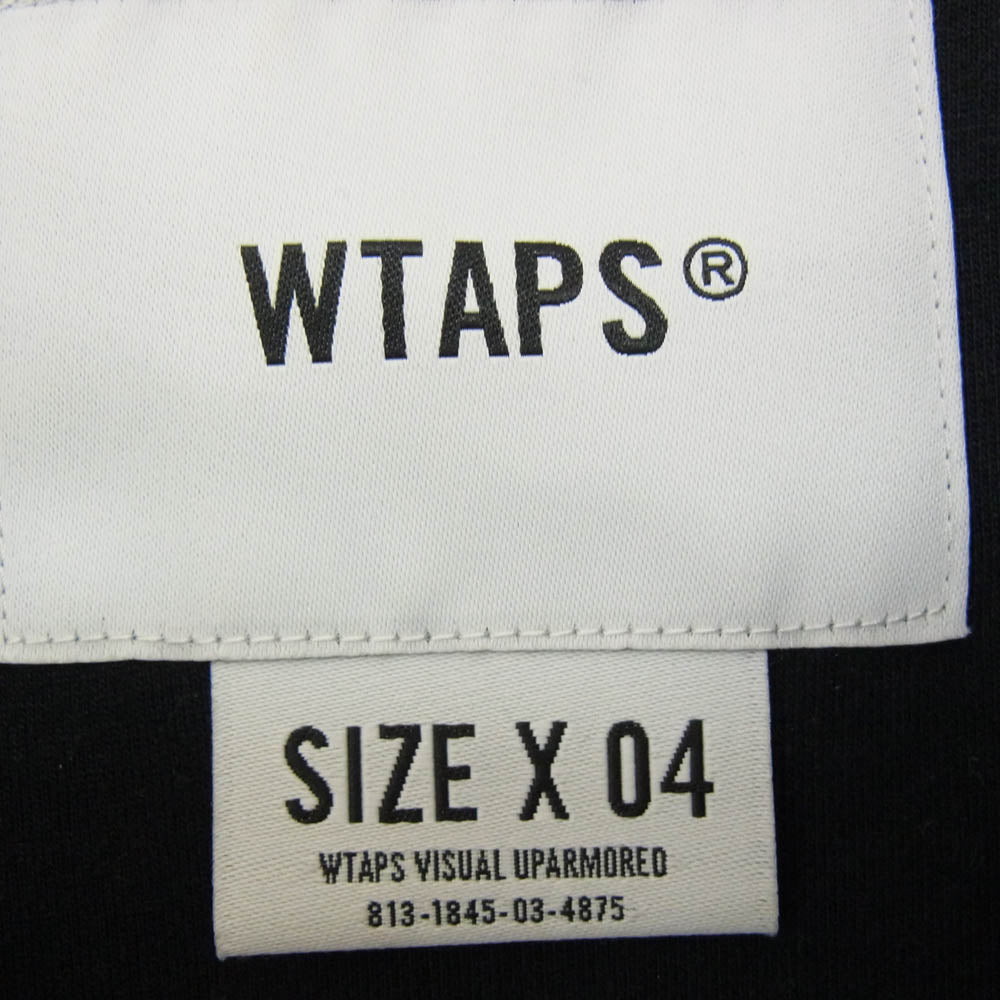 WTAPS ダブルタップス 23AW 232TQDT-JKM01 Chief / Jacket / Nylon. Weather. Sign  チーフ ジャケット コーチジャケット ブラック系 X04【中古】