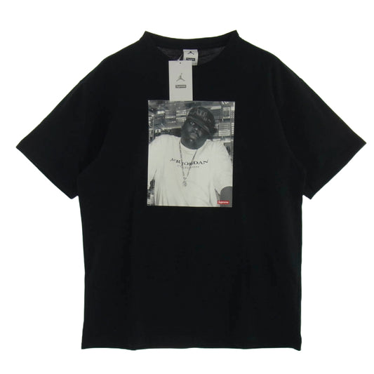 Supreme シュプリーム 24AW Jordan Biggie S/S Top Tee ジョーダン ビギー ショート スリーブ トップ 半袖 Tシャツ ブラック系 M【極上美品】【中古】