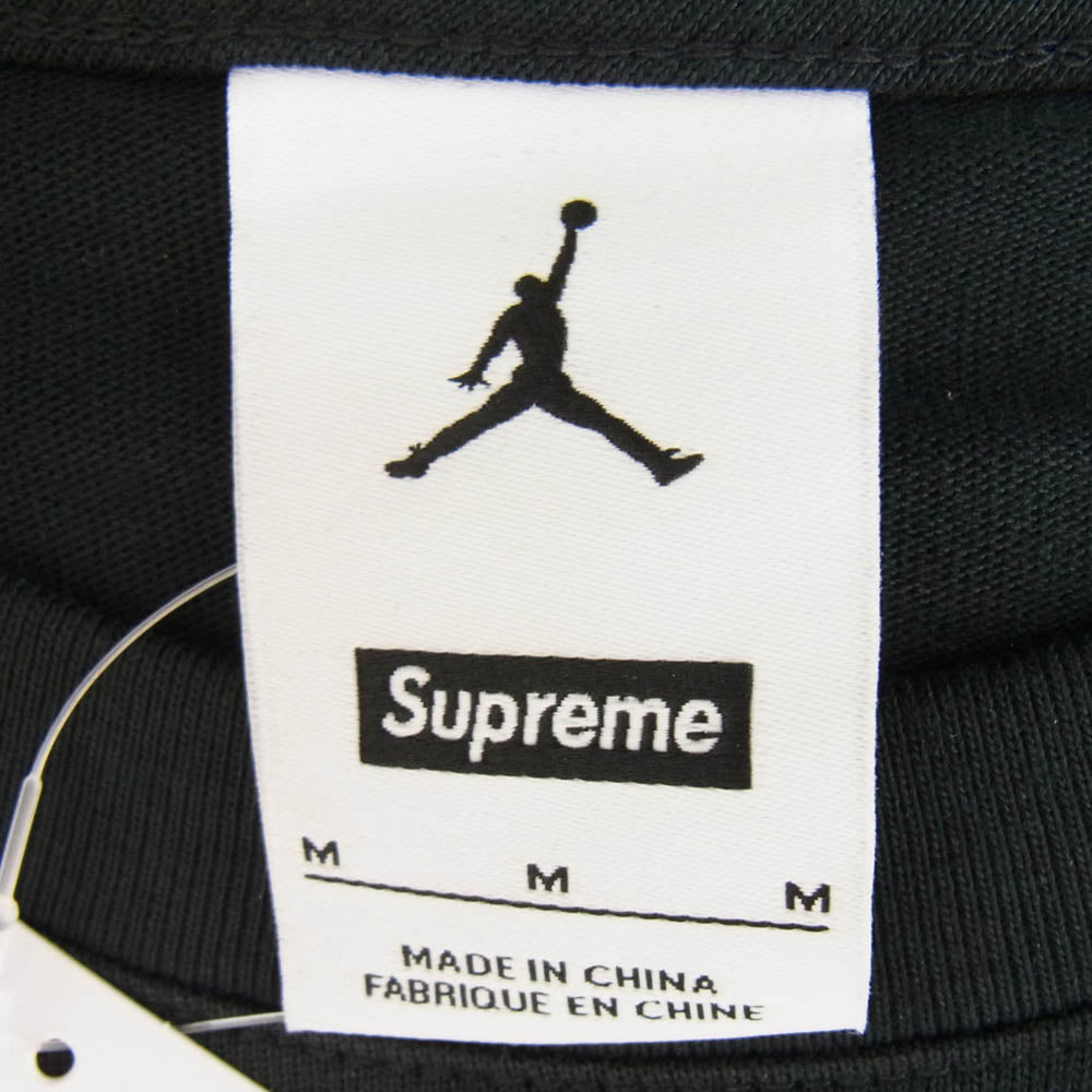 Supreme シュプリーム 24AW Jordan Biggie S/S Top Tee ジョーダン ビギー ショート スリーブ トップ 半袖 Tシャツ ブラック系 M【極上美品】【中古】