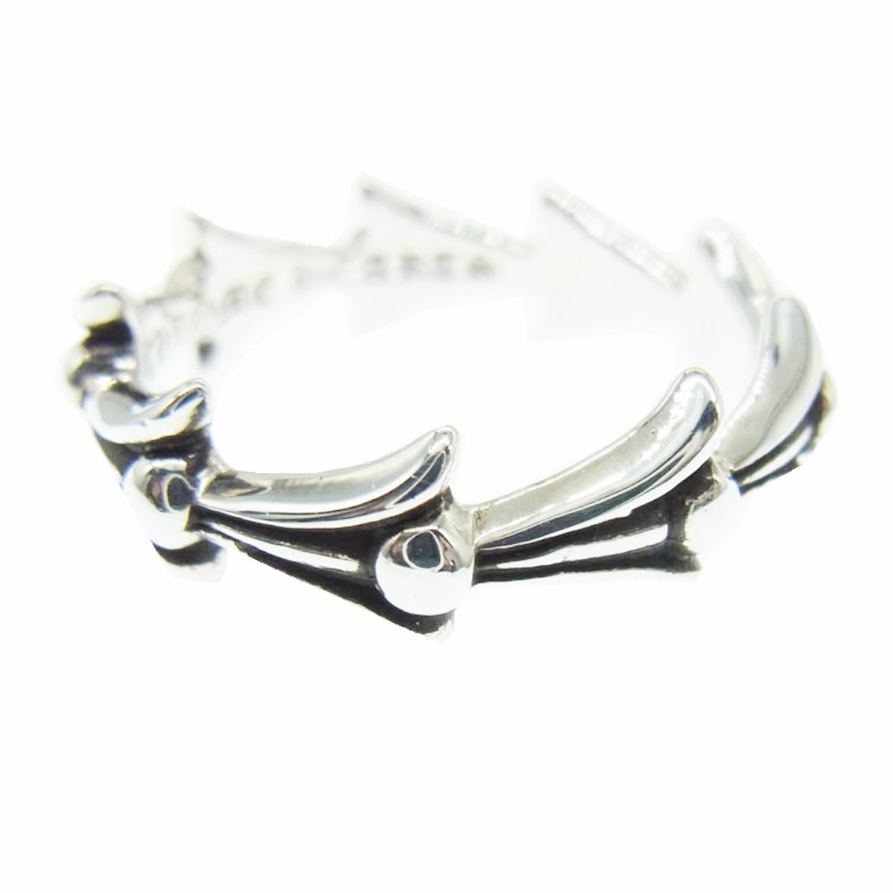 CHROME HEARTS クロムハーツ（原本無） 2024年 国内正規店 購入レシート付属 CROSS TAIL RING クロステイル リング シルバー系 21.5号【美品】【中古】