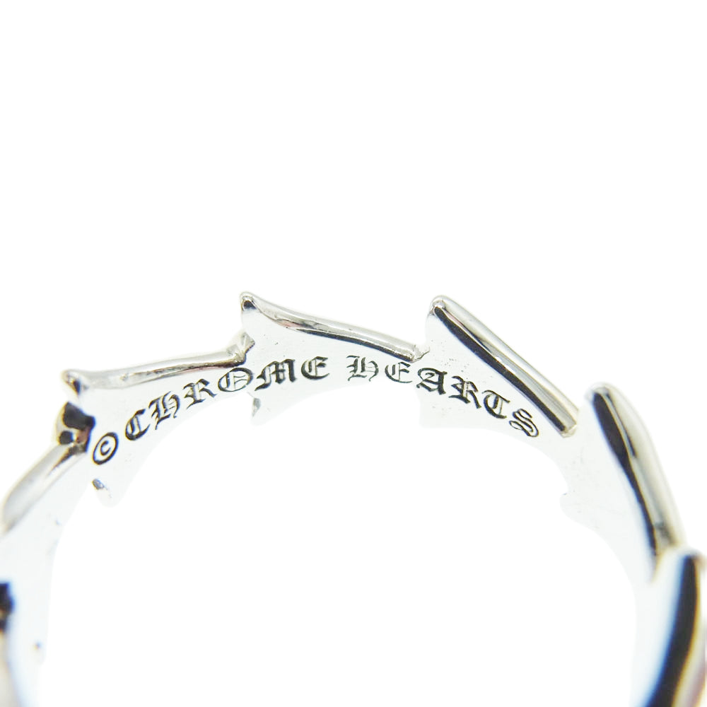 CHROME HEARTS クロムハーツ（原本無） 2024年 国内正規店 購入レシート付属 CROSS TAIL RING クロステイル リング シルバー系 21.5号【美品】【中古】