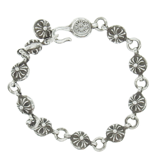 CHROME HEARTS クロムハーツ（原本無） 2024年 購入レシート付属 #2 NO2 BALL クロスボール ブレスレット シルバー系【中古】