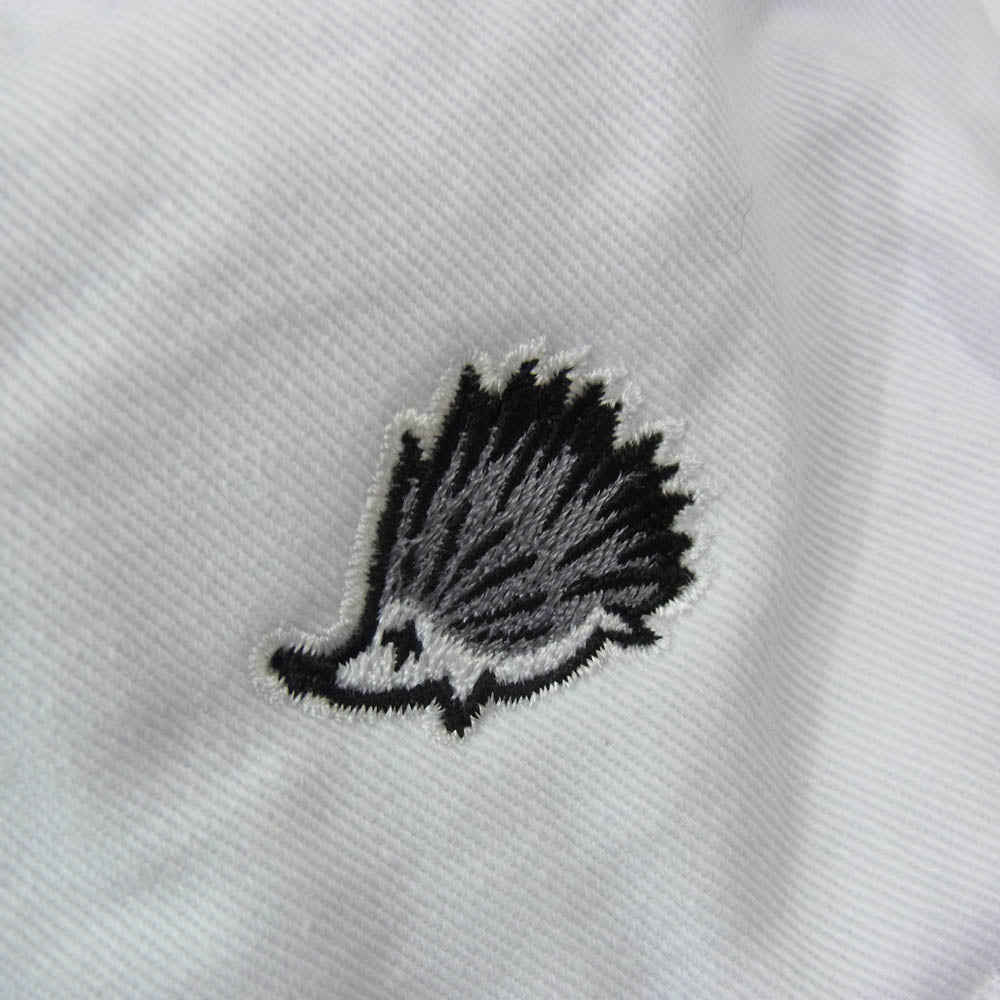 クラブハウス 刺繡 ワンポイント バケット ハット ホワイト系 XL