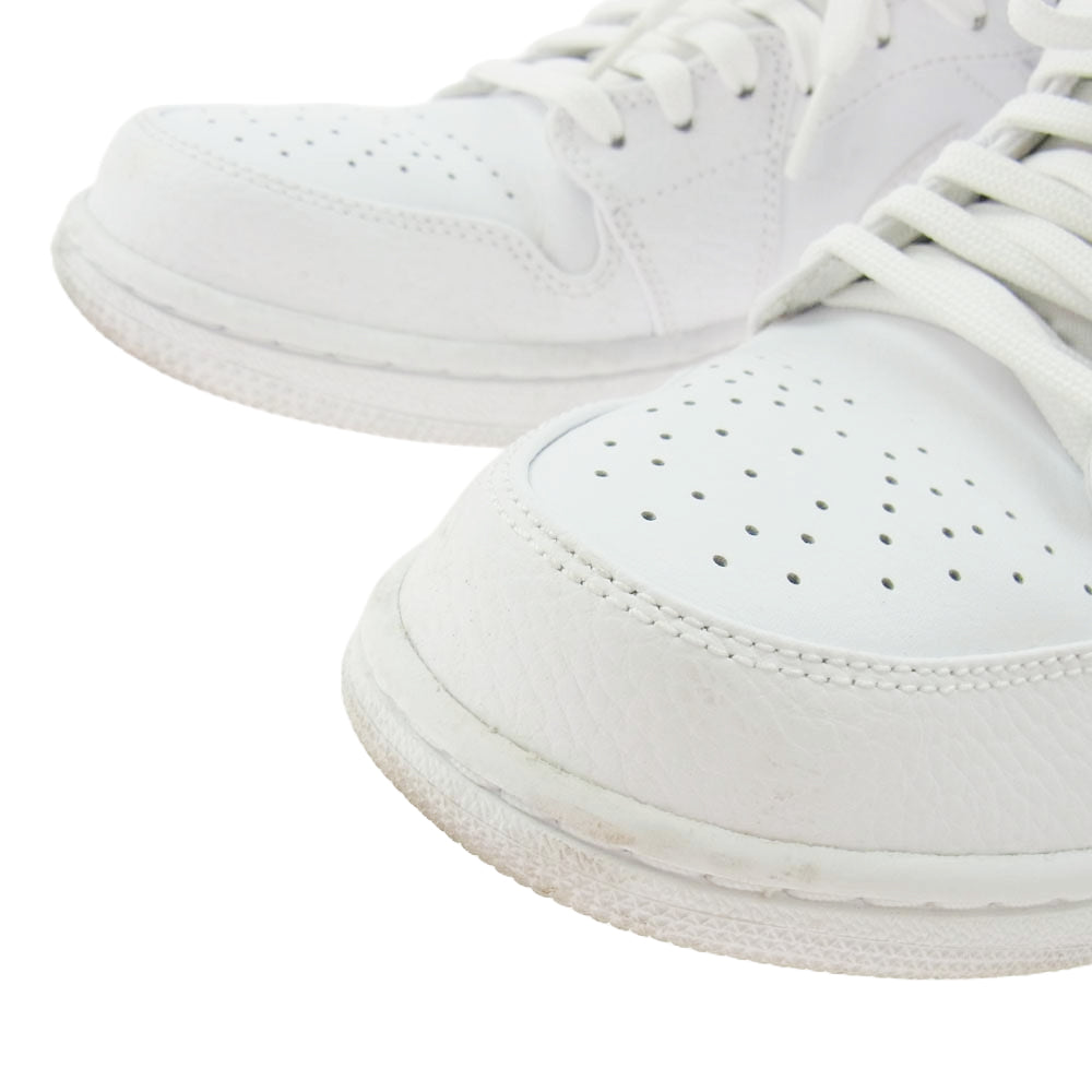 NIKE ナイキ 553558-130 Air Jordan 1 Low "Triple White" (2020) エアジョーダン1 ロー "トリプルホワイト" (2020) スニーカー ホワイト系 26cm【中古】
