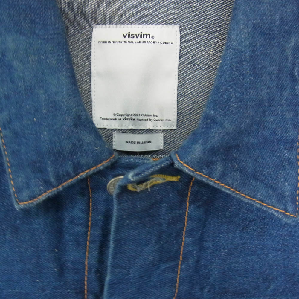 VISVIM ビズビム 13AW 0113205006003 デニム ジャケット インディゴブルー系 1【中古】