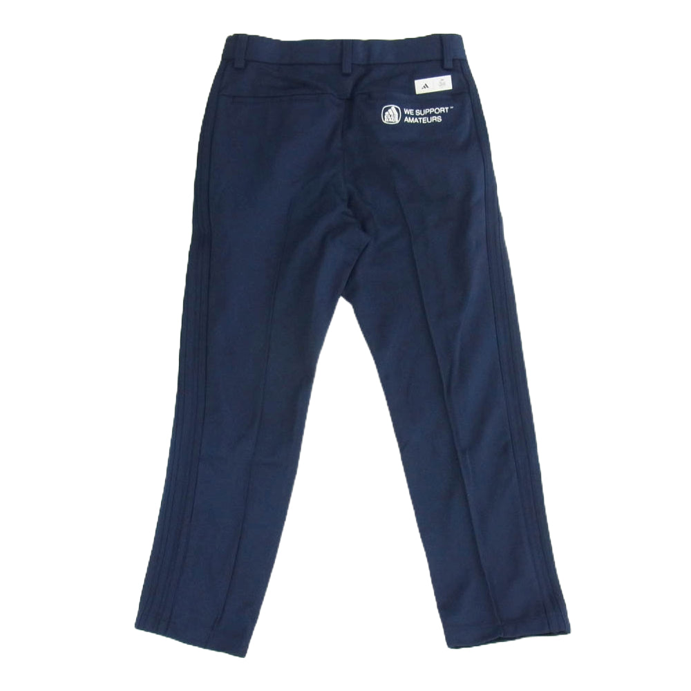 adidas アディダス CLUBHAUS クラブハウス IT6869 Track Jacket Wide Tapered Pants IT6870 トラック ジャケット ワイド パンツ セット ネイビー系 M【中古】