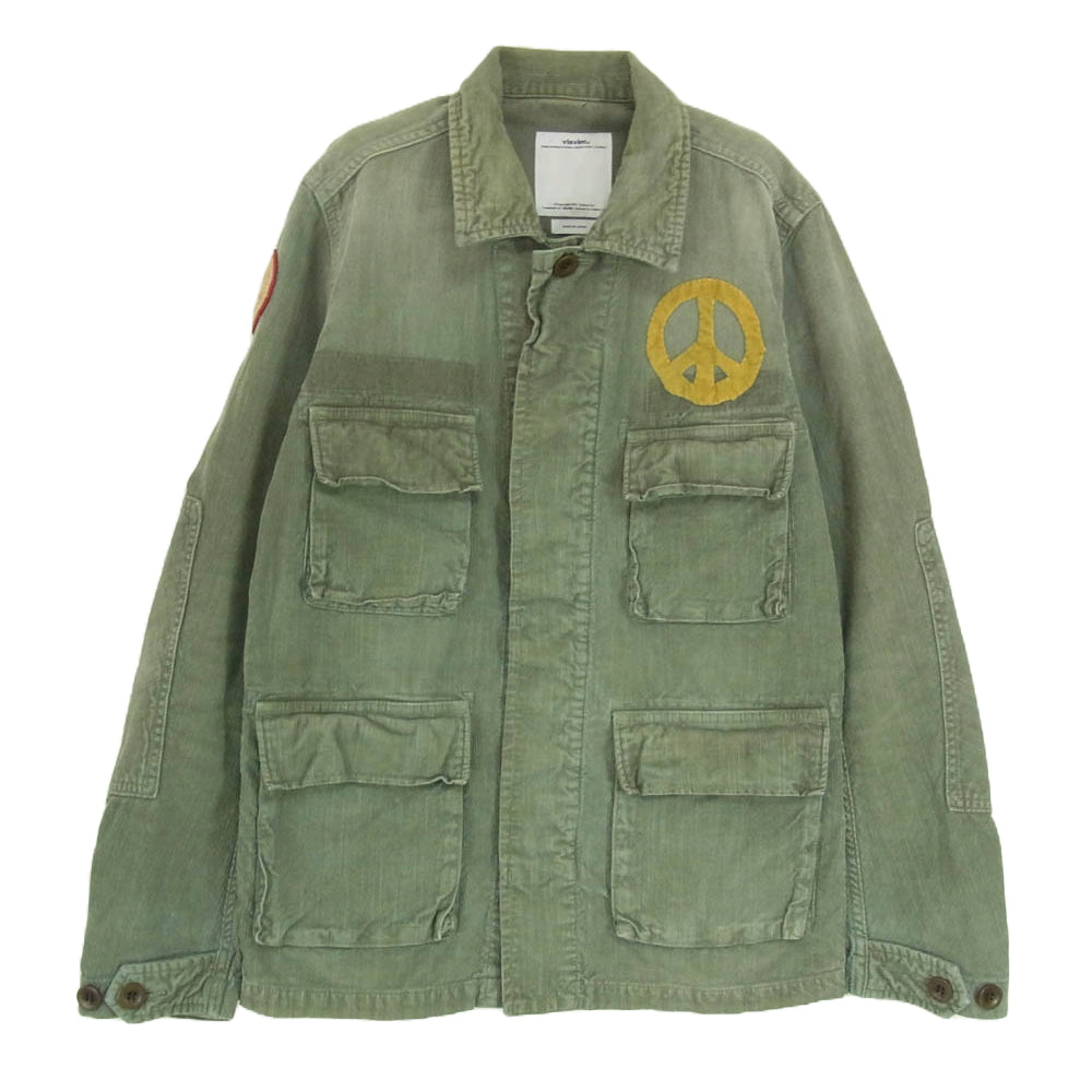 VISVIM ビズビム 0113205013032 KILGORE JACKET KAPALA SLUB コーデュロイ キルゴア ジャケット カパラスラブ カーキ系 1【中古】