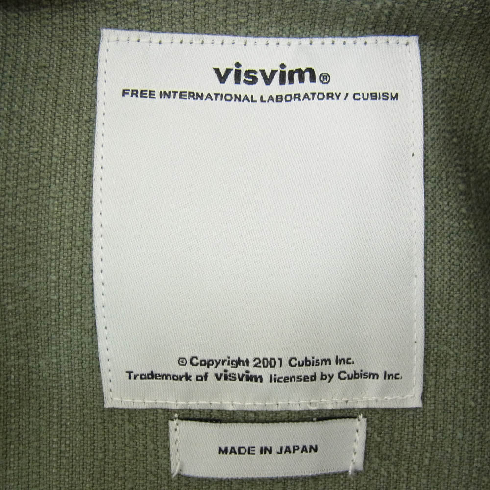 VISVIM ビズビム 0113205013032 KILGORE JACKET KAPALA SLUB コーデュロイ キルゴア ジャケット カパラスラブ カーキ系 1【中古】