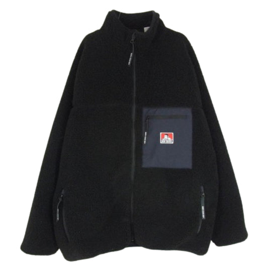 BEN DAVIS ベンデイビス M-1780021 ボア フリース ジャケット ブラック系 XL【中古】