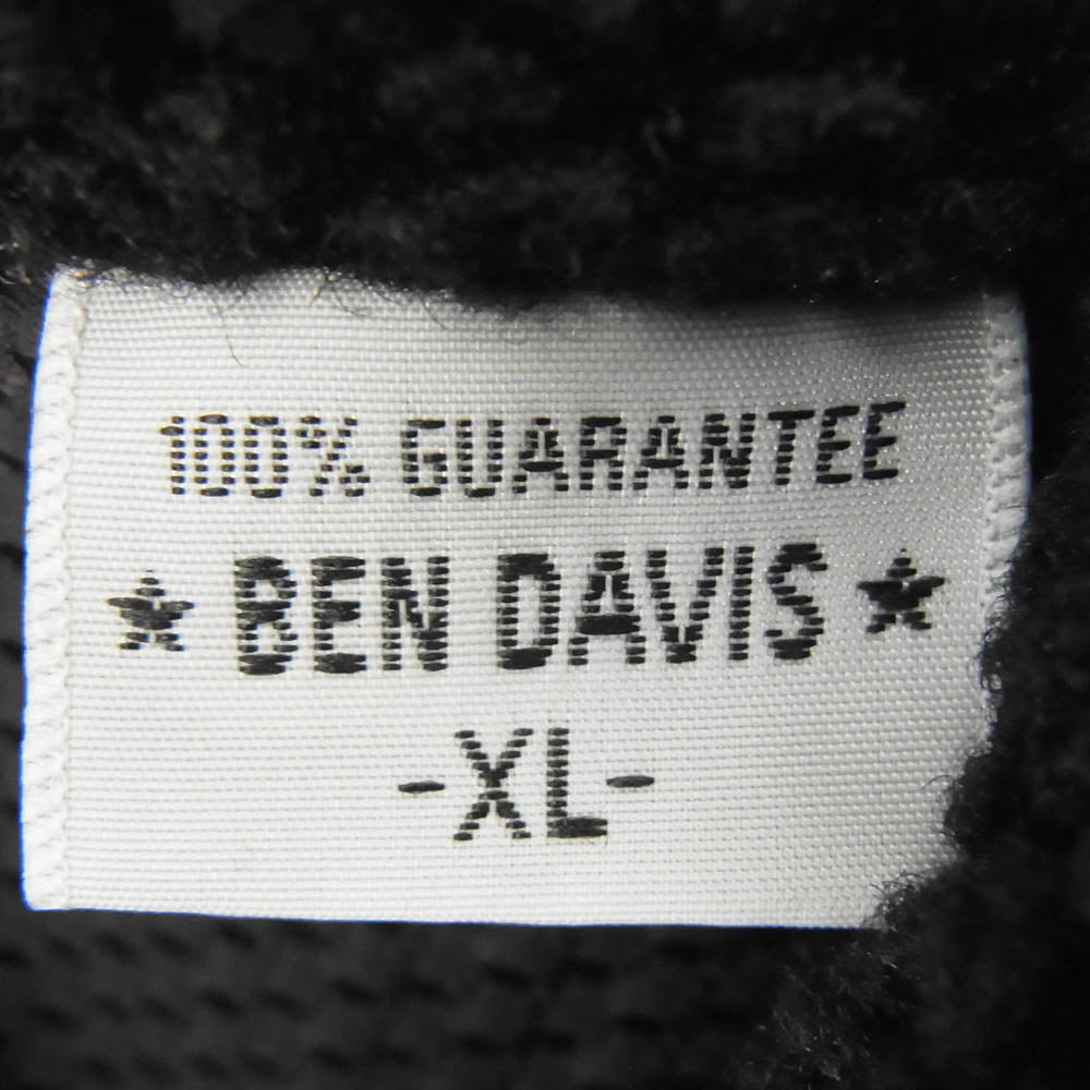 BEN DAVIS ベンデイビス M-1780021 ボア フリース ジャケット ブラック系 XL【中古】