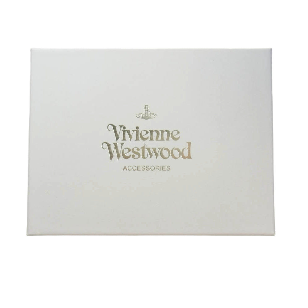 Vivienne Westwood ヴィヴィアンウエストウッド KEY CHARM レザー キーチェーン キーリング シルバー系 ブラック系【美品】【中古】