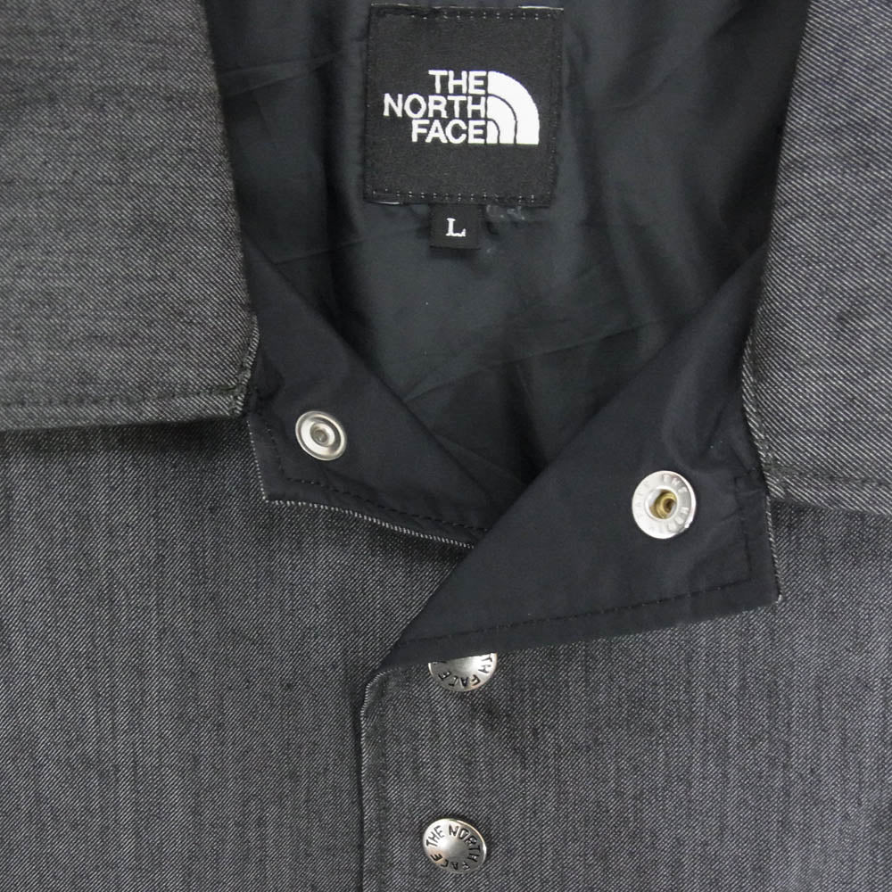 THE NORTH FACE ノースフェイス NP12042 GTX Denim Coach Jacket GTX デニム コーチ ジャケット ブラック系 L【中古】