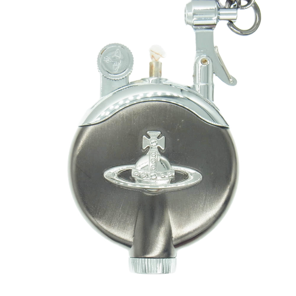 Vivienne Westwood ヴィヴィアンウエストウッド 5147ER メタルORB チェーン付 オイル ライター ネックレス シルバー系 F【美品】【中古】