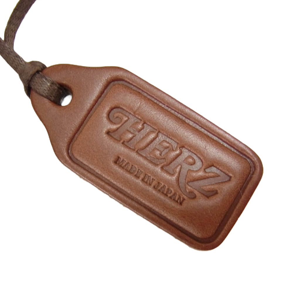 HERZ ヘルツ レザー ボディバッグ ウエストポーチ ブラウン系【中古】