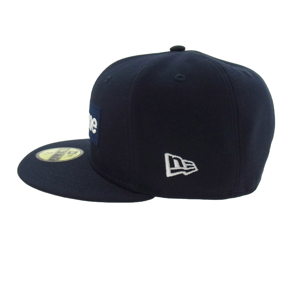 Supreme シュプリーム 25SS New Era ニューエラ Championship Box Logo チャンピオンシップ ボックスロゴ キャップ ネイビー系 56.8【極上美品】【中古】