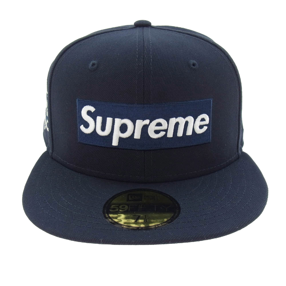 Supreme シュプリーム 25SS New Era ニューエラ Championship Box Logo チャンピオンシップ ボックスロゴ キャップ ネイビー系 56.8【極上美品】【中古】