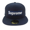 Supreme シュプリーム 25SS New Era ニューエラ Championship Box Logo チャンピオンシップ ボックスロゴ キャップ ネイビー系 56.8【極上美品】【中古】