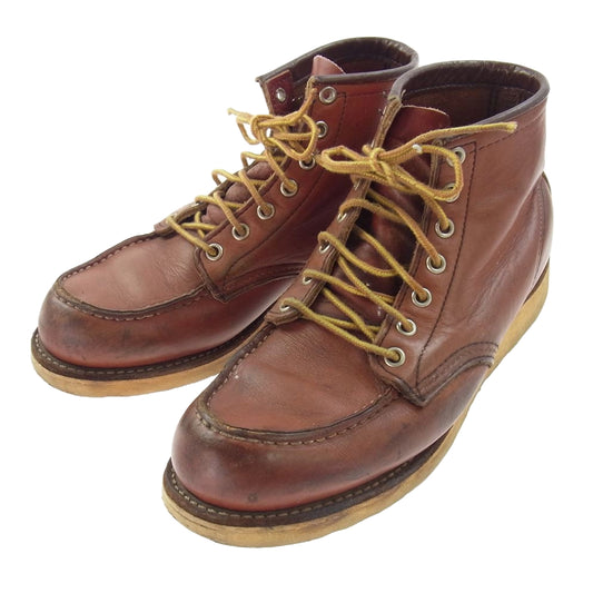 RED WING レッドウィング 8131 羽タグ モックトゥ アイリッシュセッター ブーツ ブラウン系 8【中古】