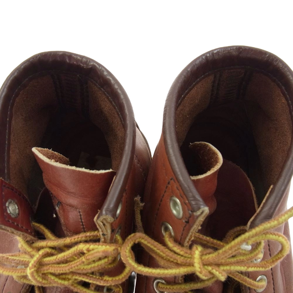 RED WING レッドウィング 8131 羽タグ モックトゥ アイリッシュセッター ブーツ ブラウン系 8【中古】