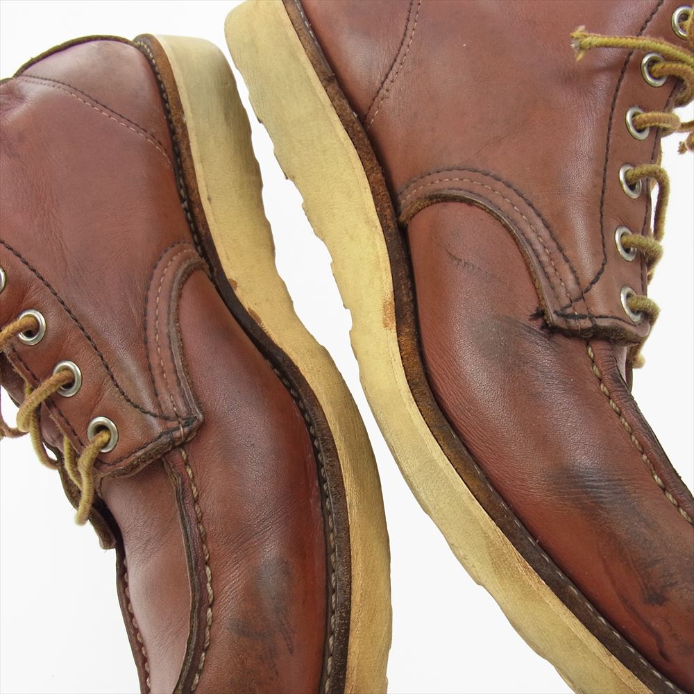 RED WING レッドウィング 8131 羽タグ モックトゥ アイリッシュセッター ブーツ ブラウン系 8【中古】