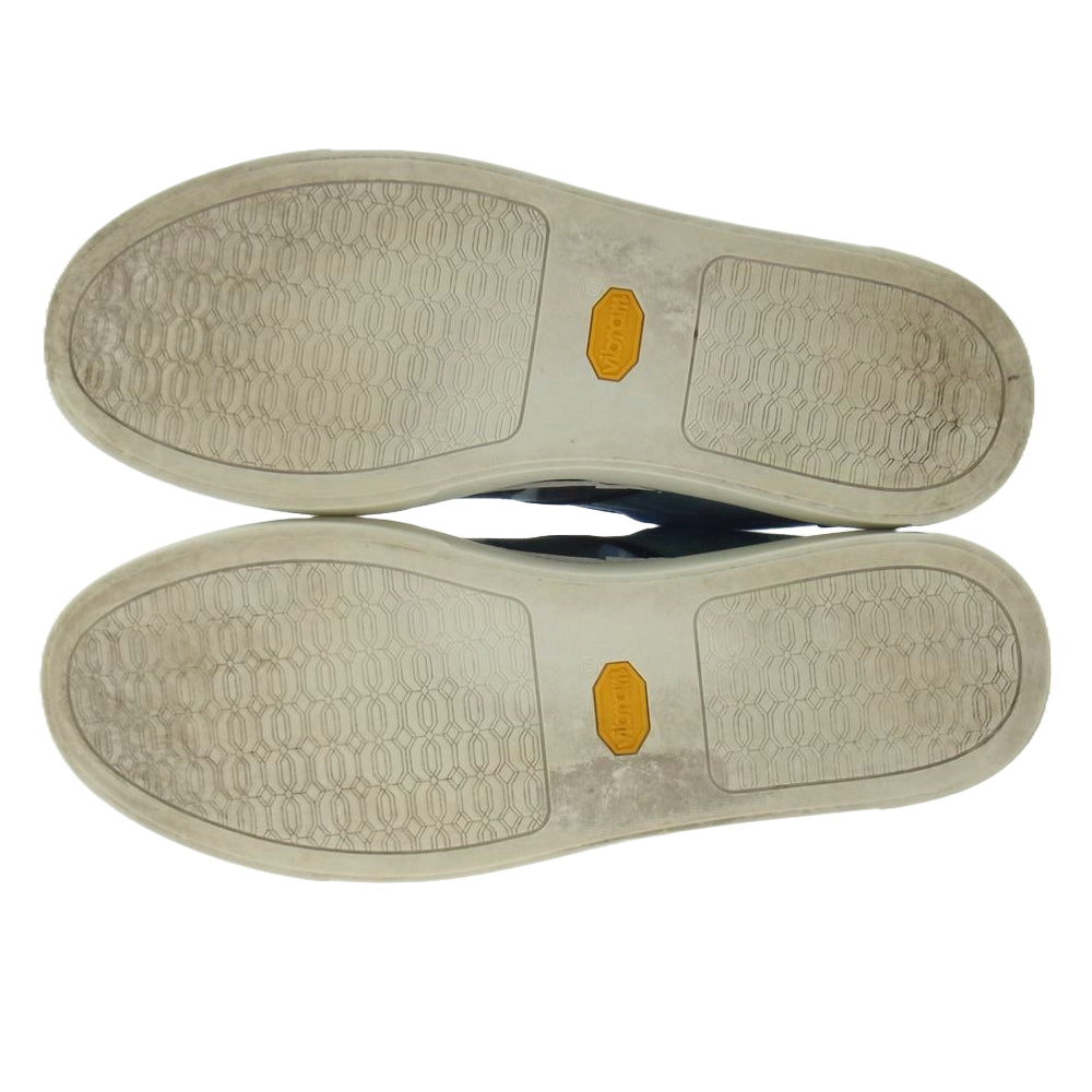 UNDERCOVER アンダーカバー 19S JUW4F01-1 John UNDERCOVER WITCH キャンバス スリッポン スニーカー ブルー系 マルチカラー系 Lサイズ【中古】