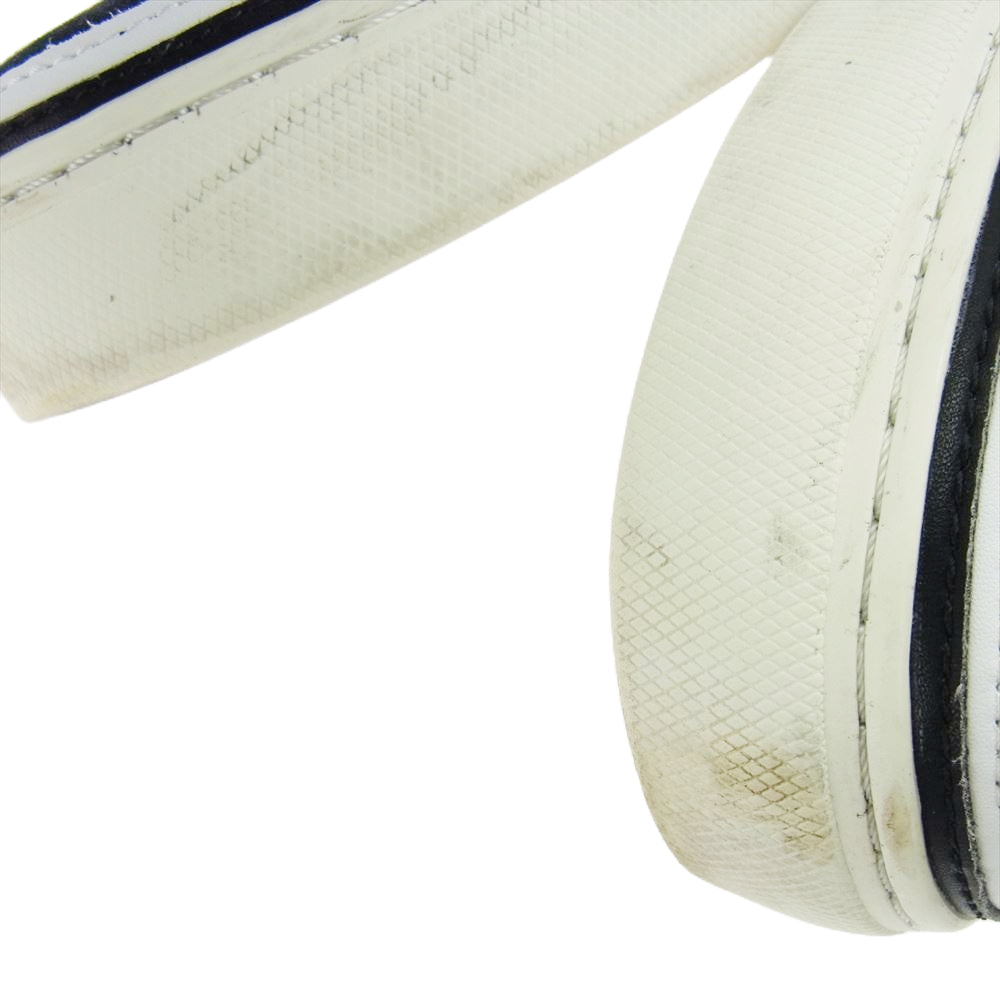 UNDERCOVER アンダーカバー 19S JUW4F01-1 John UNDERCOVER WITCH キャンバス スリッポン スニーカー ブルー系 マルチカラー系 Lサイズ【中古】