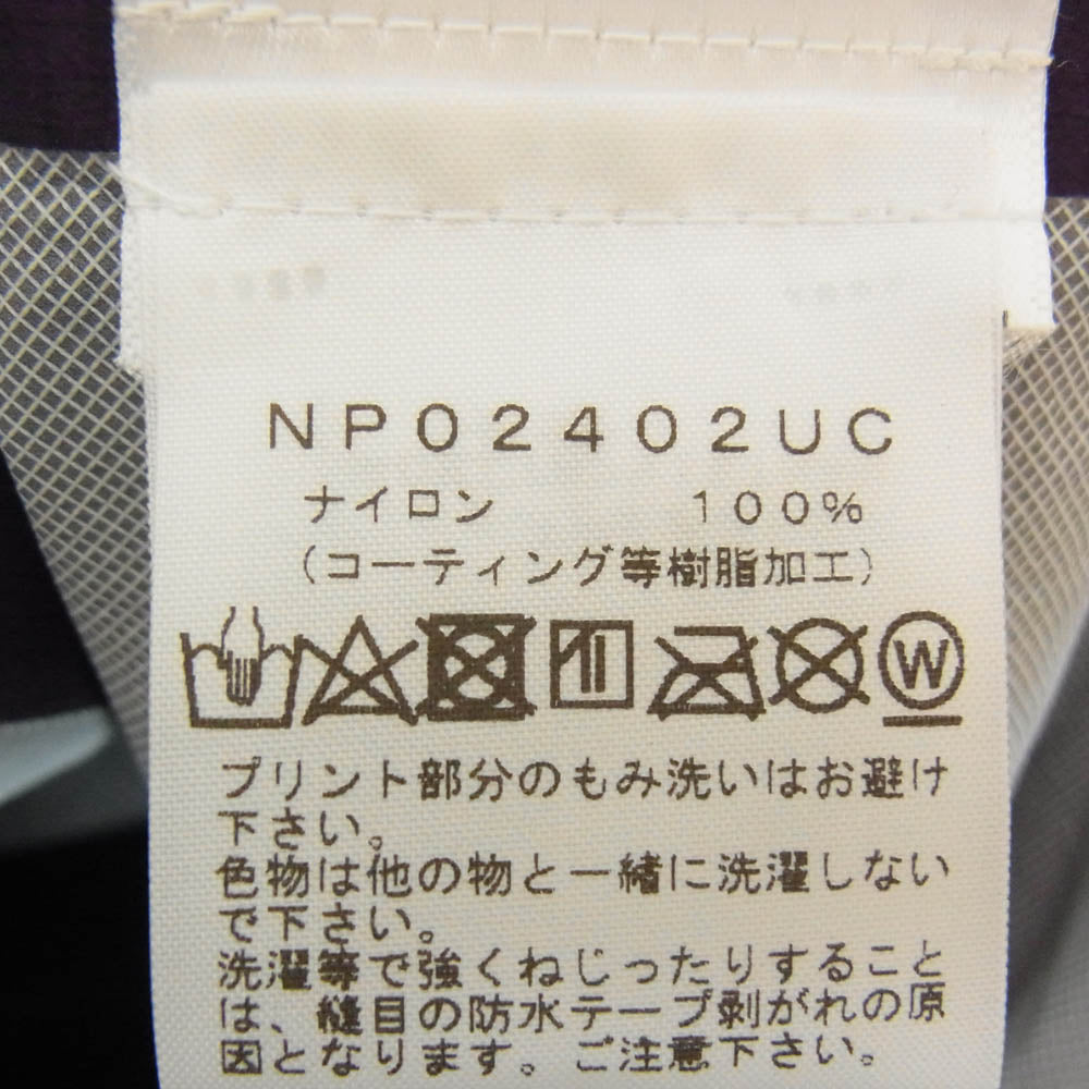 UNDERCOVER アンダーカバー × THE NORTH FACE ザノースフェイス NP02402UC SOUKUU SEASON 2 Hike Mountain Shell Jacket 創空 ソウクウ シーズン2 ハイク マウンテン シェル ジャケット パープル系 M【新古品】【未使用】【中古】