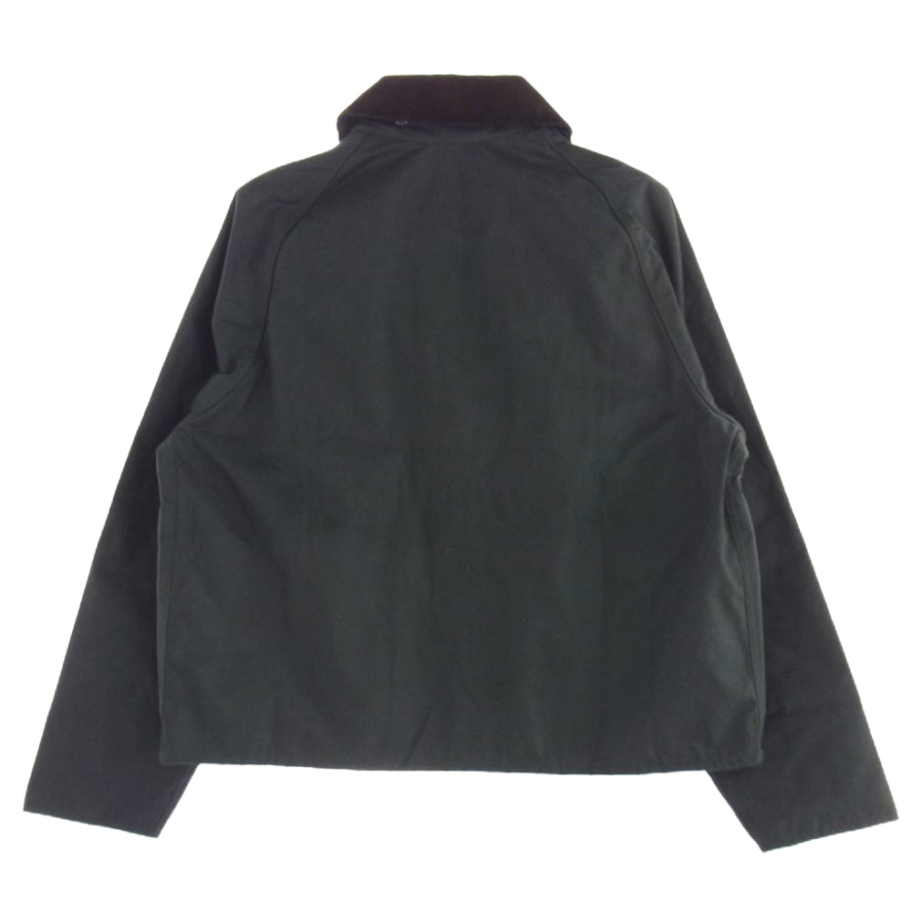 Barbour バブアー 242MWX1212 SPEY WAX JACKET スペイ ワックス コットン ショート ジャケット ブラック系 L【極上美品】【中古】
