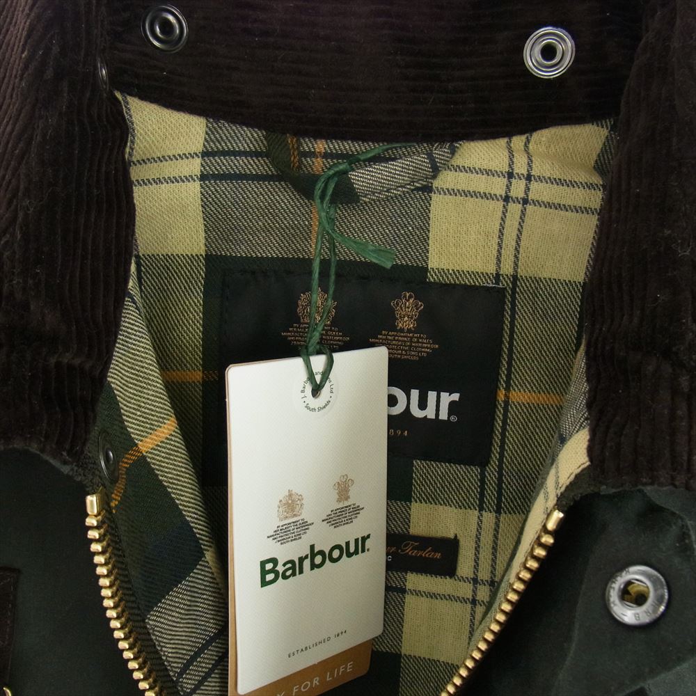 Barbour バブアー 242MWX1212 SPEY WAX JACKET スペイ ワックス コットン ショート ジャケット ブラック系 L【極上美品】【中古】
