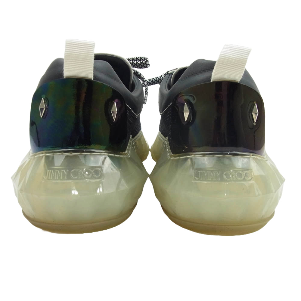 JIMMY CHOO ジミーチュウ DIAMOND ダイヤモンド スニーカー ブラック系 43【中古】