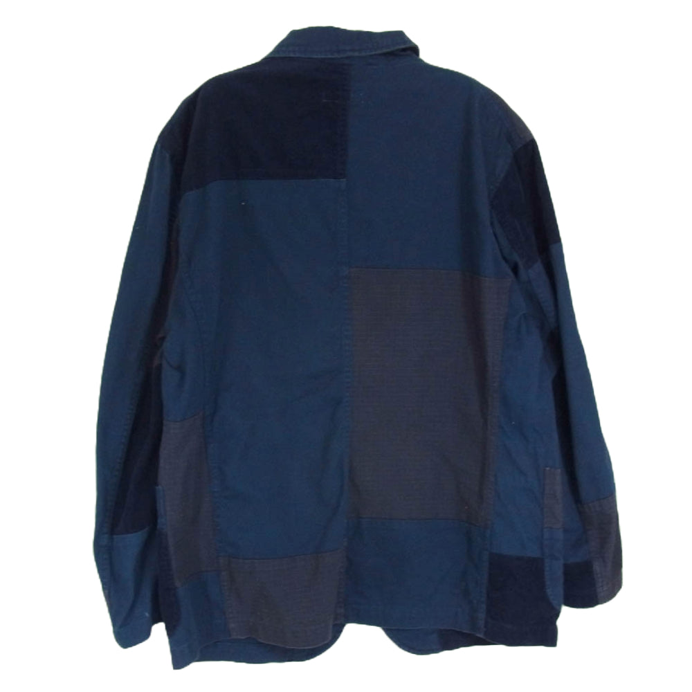 Engineered Garments エンジニアードガーメンツ Bedford Jacket コーデュロイ パッチワーク ベッドフォード ジャケット テーラードジャケット ネイビー系 S【中古】
