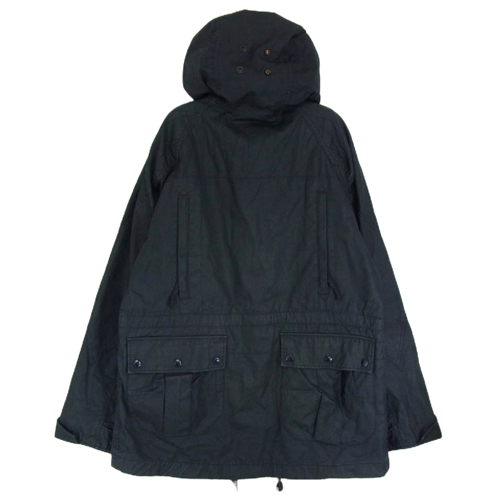 Engineered Garments エンジニアードガーメンツ Field Parka CL Coated Canvas フィールド パーカ マルチポケット ミリタリー ジャケット ネイビー系 S【中古】