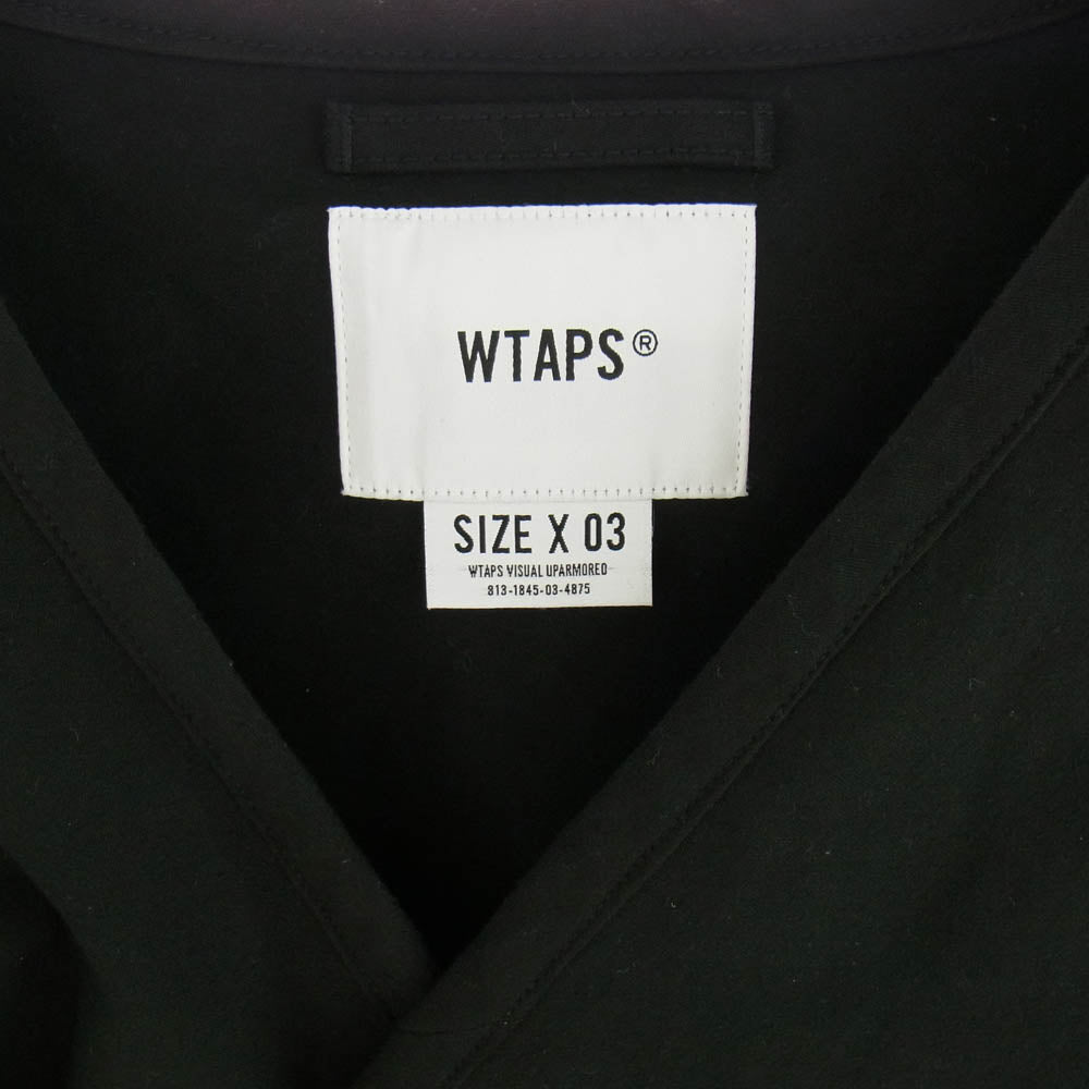 WTAPS ダブルタップス 20AW 202TQDT-JKM03 EVASION COAT コート ブラック ブラック系 03【中古】