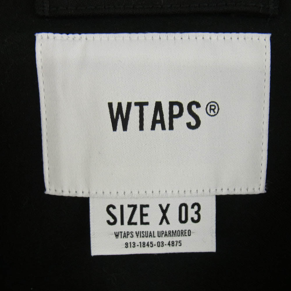 WTAPS ダブルタップス 20AW 202TQDT-JKM03 EVASION COAT コート ブラック ブラック系 03【中古】
