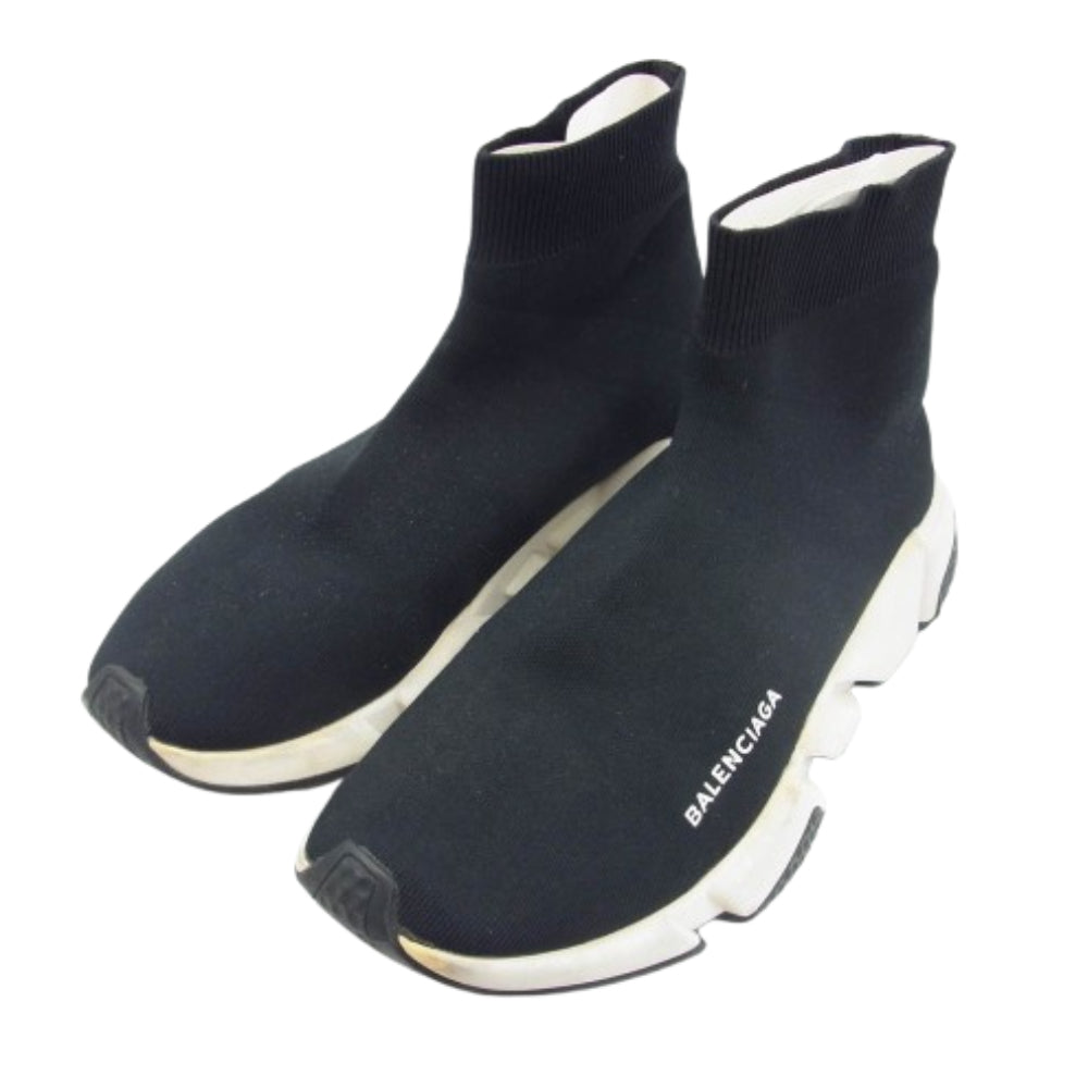 BALENCIAGA バレンシアガ 477289 SPEED TRAINER スピードトレーナー ソックススニーカー ブラック系 42【中古】