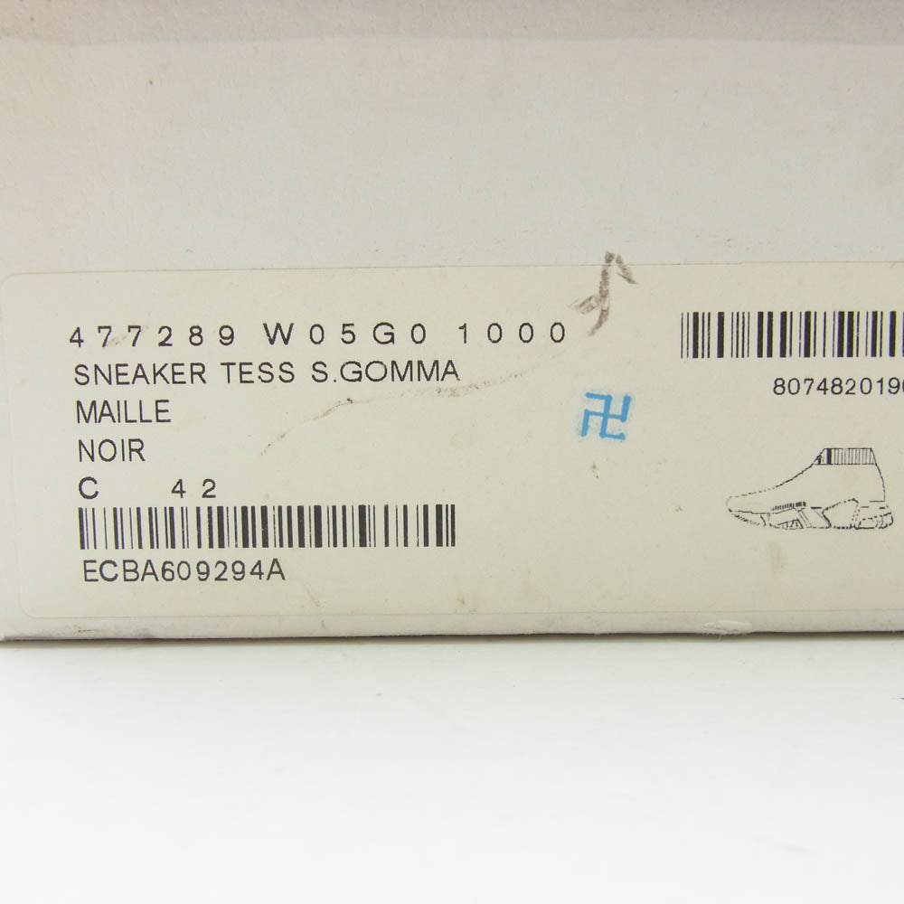 BALENCIAGA バレンシアガ 477289 SPEED TRAINER スピードトレーナー ソックススニーカー ブラック系 42【中古】