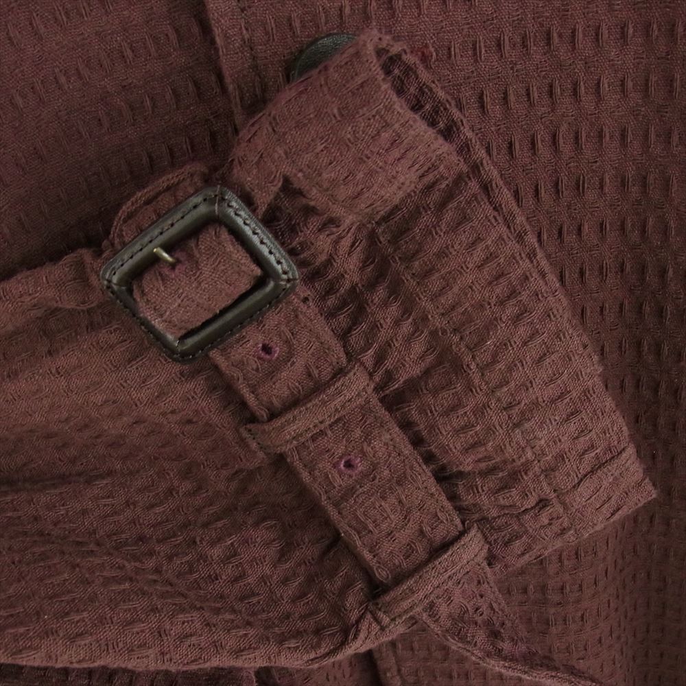 イージートゥウェアー 22SS CT001 SASHIKO CLOTH COAT 刺し子 コート エンジ系 48【中古】