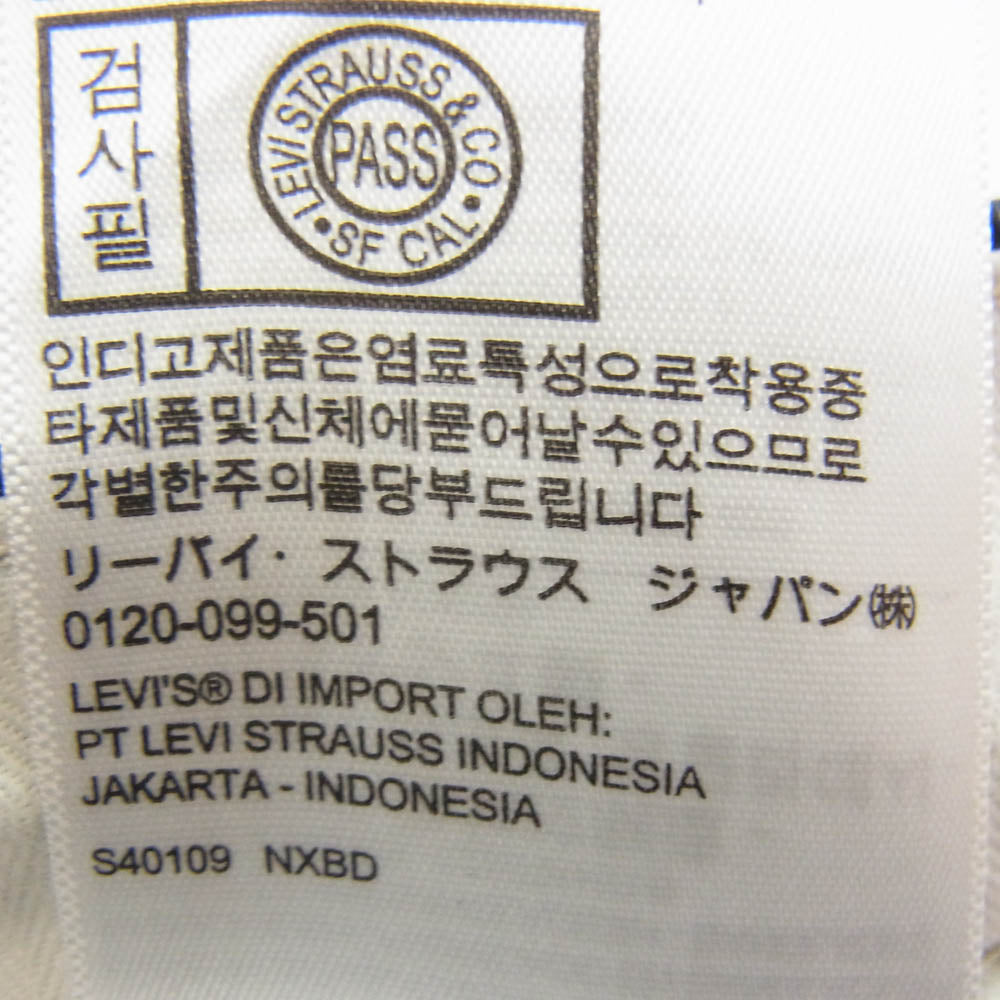 Levi's リーバイス 39662-0018 XX CHINO STA PREST STRAIGHT チノ スタプレ ストレート パンツ インディゴブルー系 30【中古】