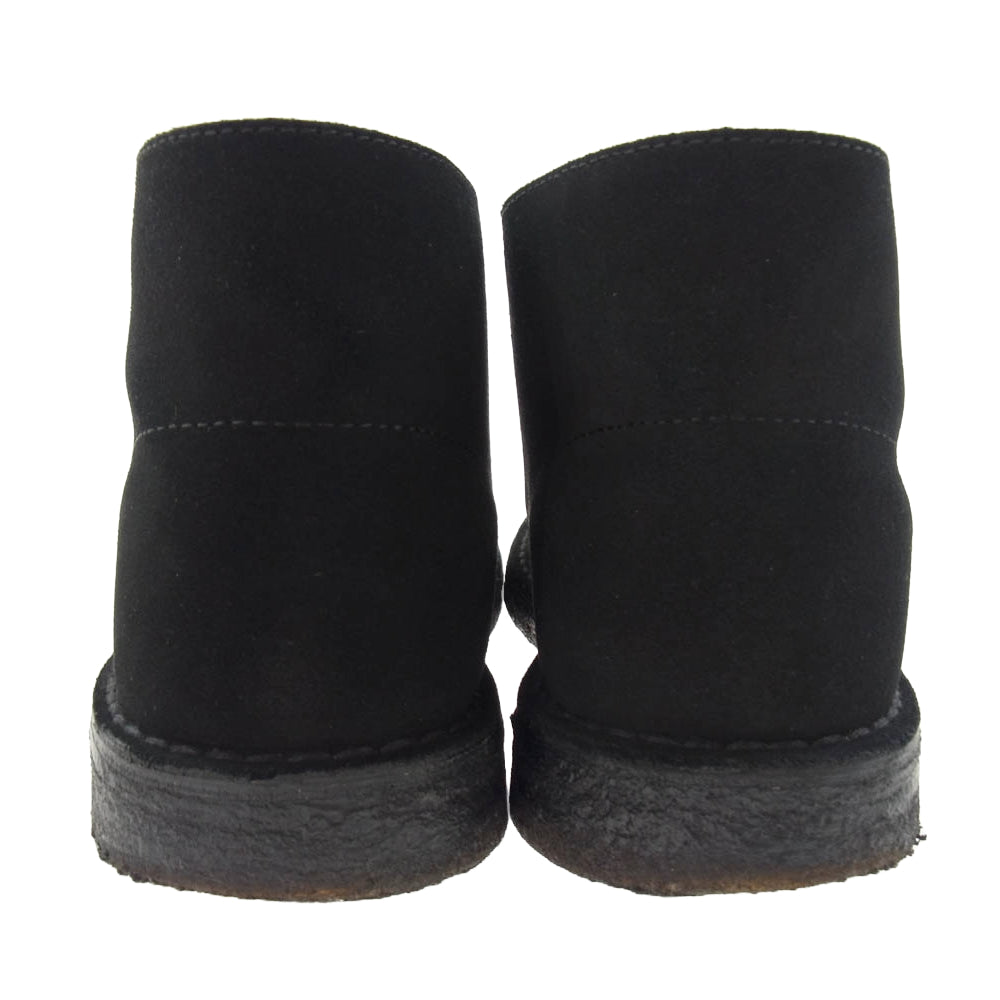Clarks クラークス 11826 Desert Boot スエード デザート ブーツ ブラック系 US8.5【中古】
