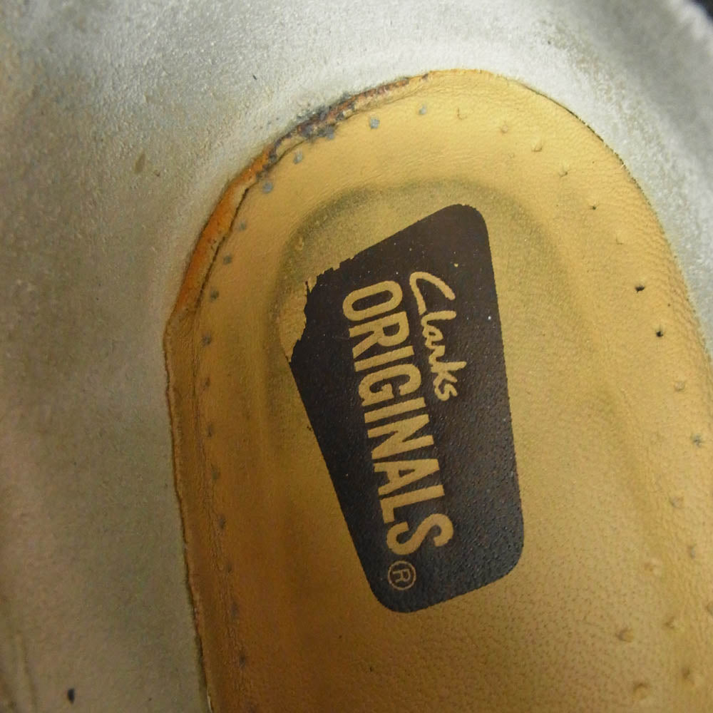 Clarks クラークス 11826 Desert Boot スエード デザート ブーツ ブラック系 US8.5【中古】