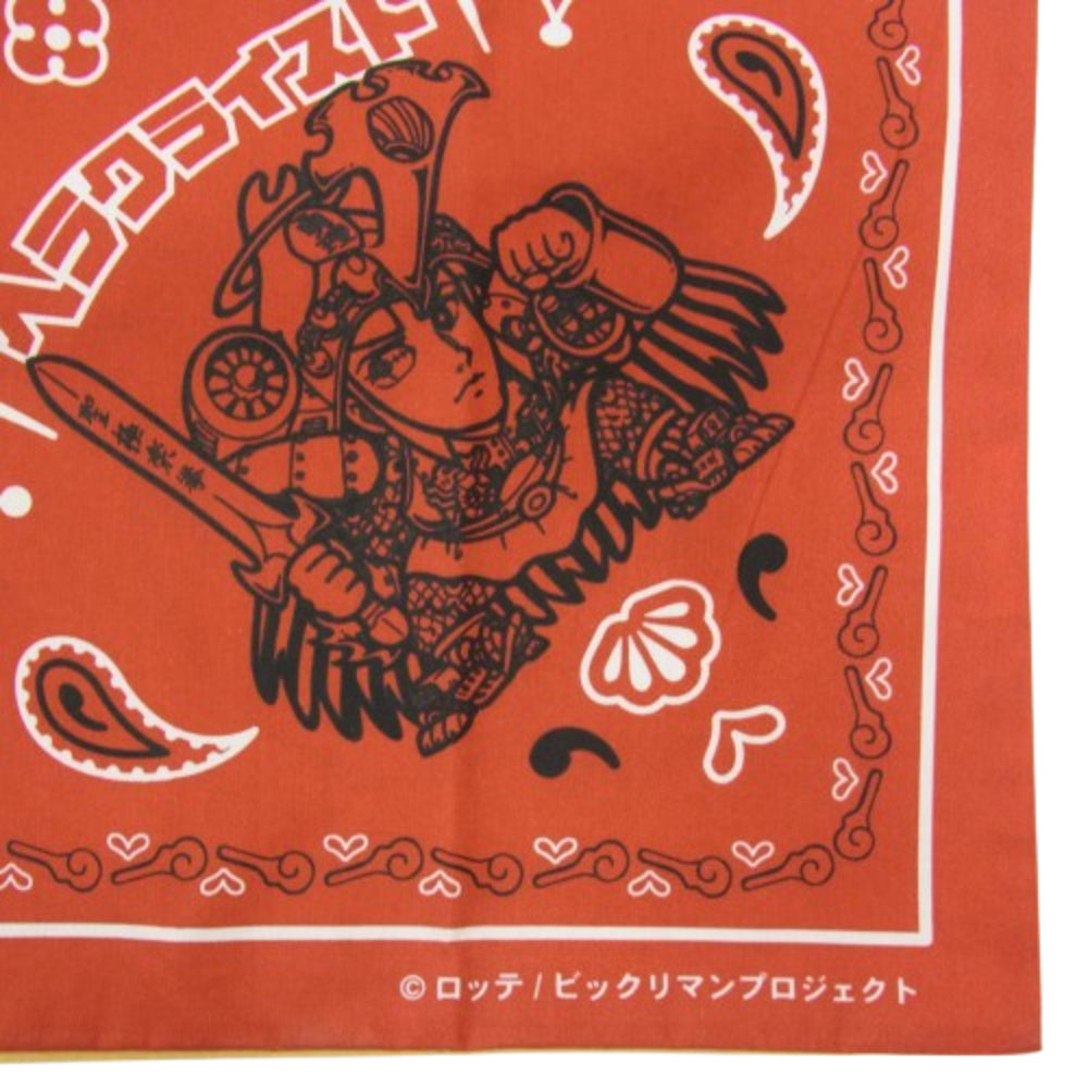 SAPEUR サプール × ビックリマン コラボ バンダナトート バッグ レッド系【中古】