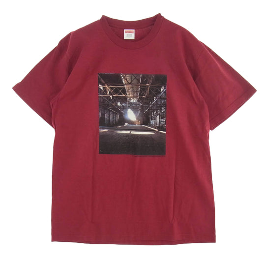 Supreme シュプリーム 24AW Day's End Tee フロントプリント Tシャツ 半袖カットソー ワインレッド系 L【極上美品】【中古】