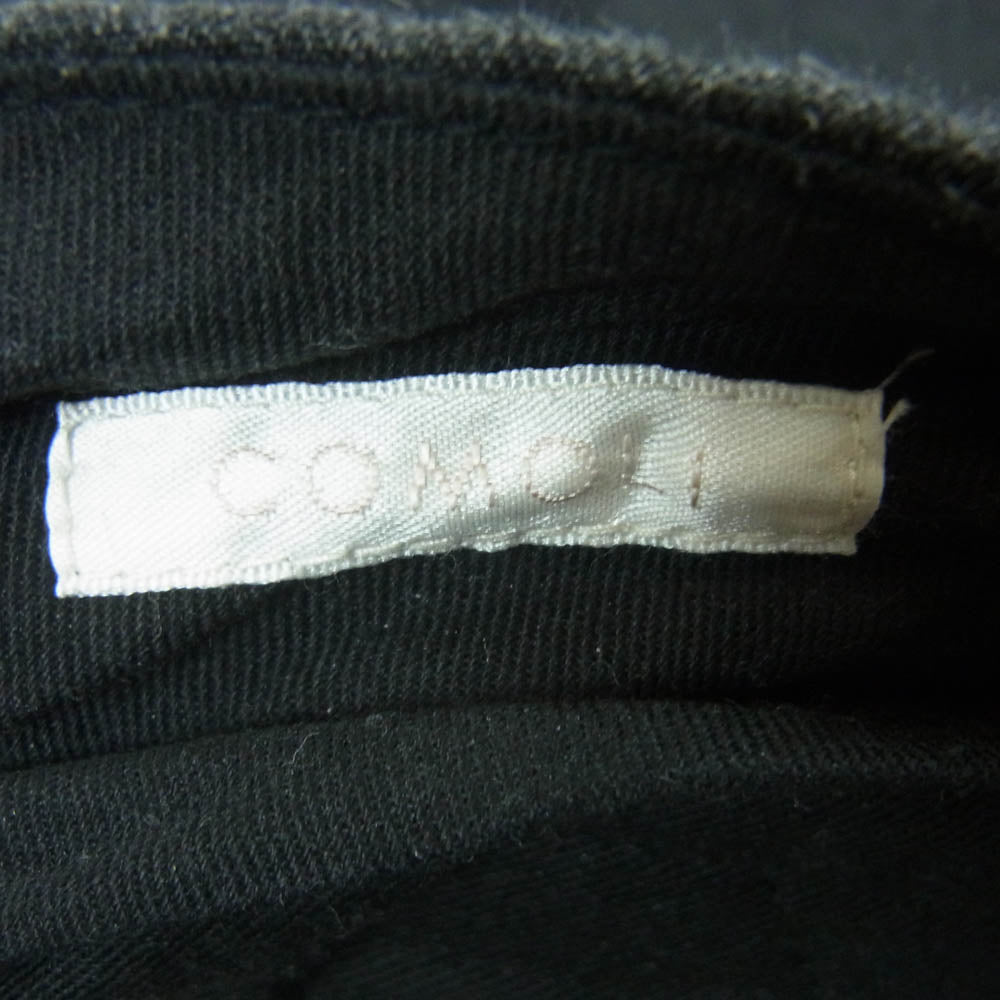 COMOLI コモリ M01-03008 ラミー リネン 麻 バックストラップ パンツ ダークグレー系 黒に近いダークグレー系 3【中古】