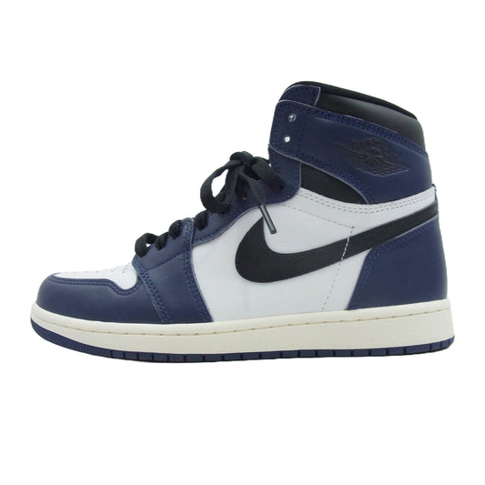 NIKE ナイキ DZ5485-401 Air Jordan 1 Retro High OG Midnight Navy AJ1 エアジョーダン1  レトロ ハイ OG ミッドナイトネイビー ネイビー系 26cm【極上美品】【中古】
