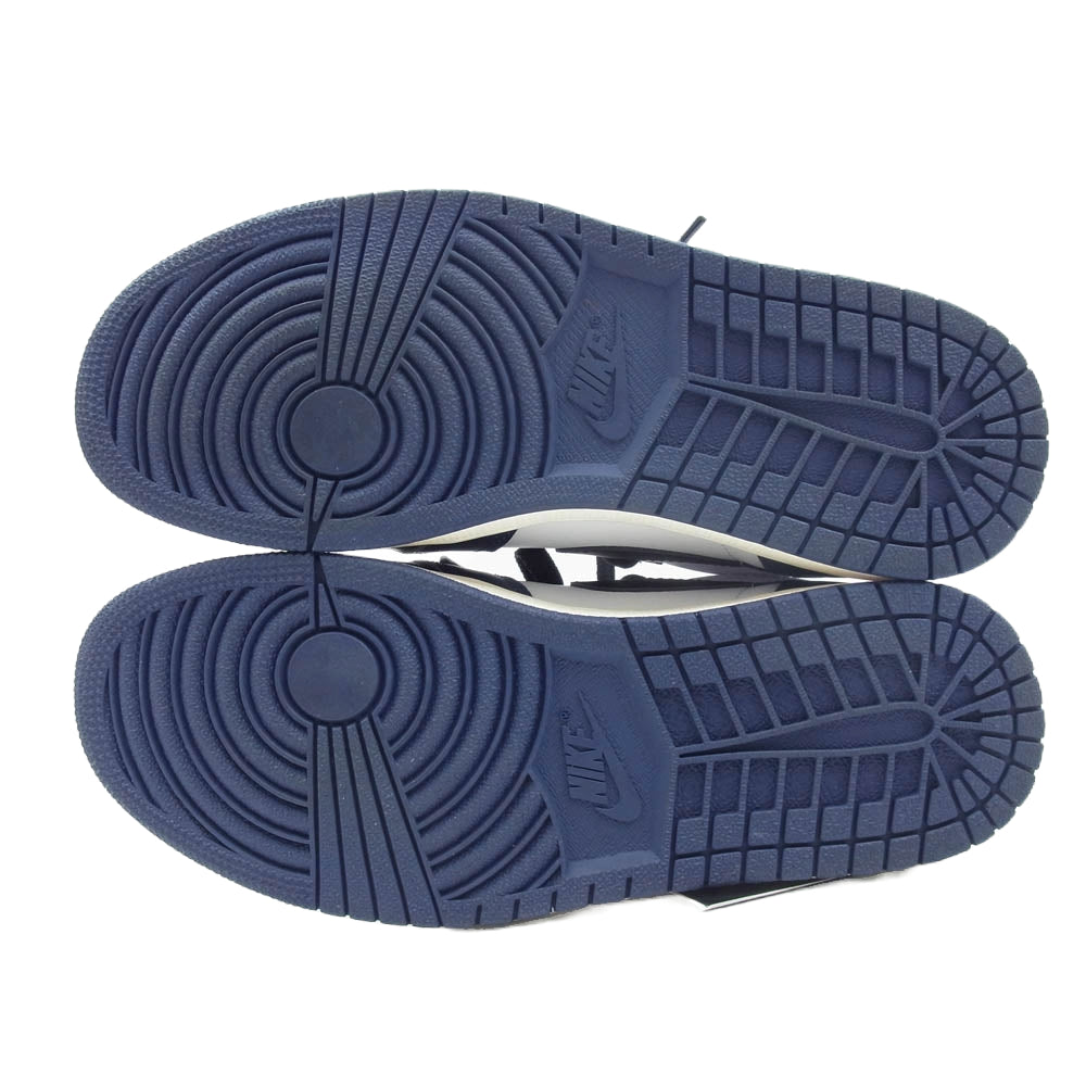 NIKE ナイキ DZ5485-401 Air Jordan 1 Retro High OG Midnight Navy AJ1 エアジョーダン1  レトロ ハイ OG ミッドナイトネイビー ネイビー系 26cm【極上美品】【中古】