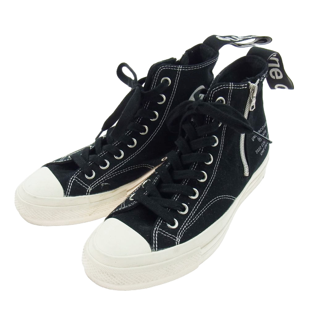WTAPS ダブルタップス × UNDERCOVER アンダーカバー × Converse コンバース Chuck Taylor High Black チャックテイラー ハイカット スニーカー ブラック系 26.5cm【中古】