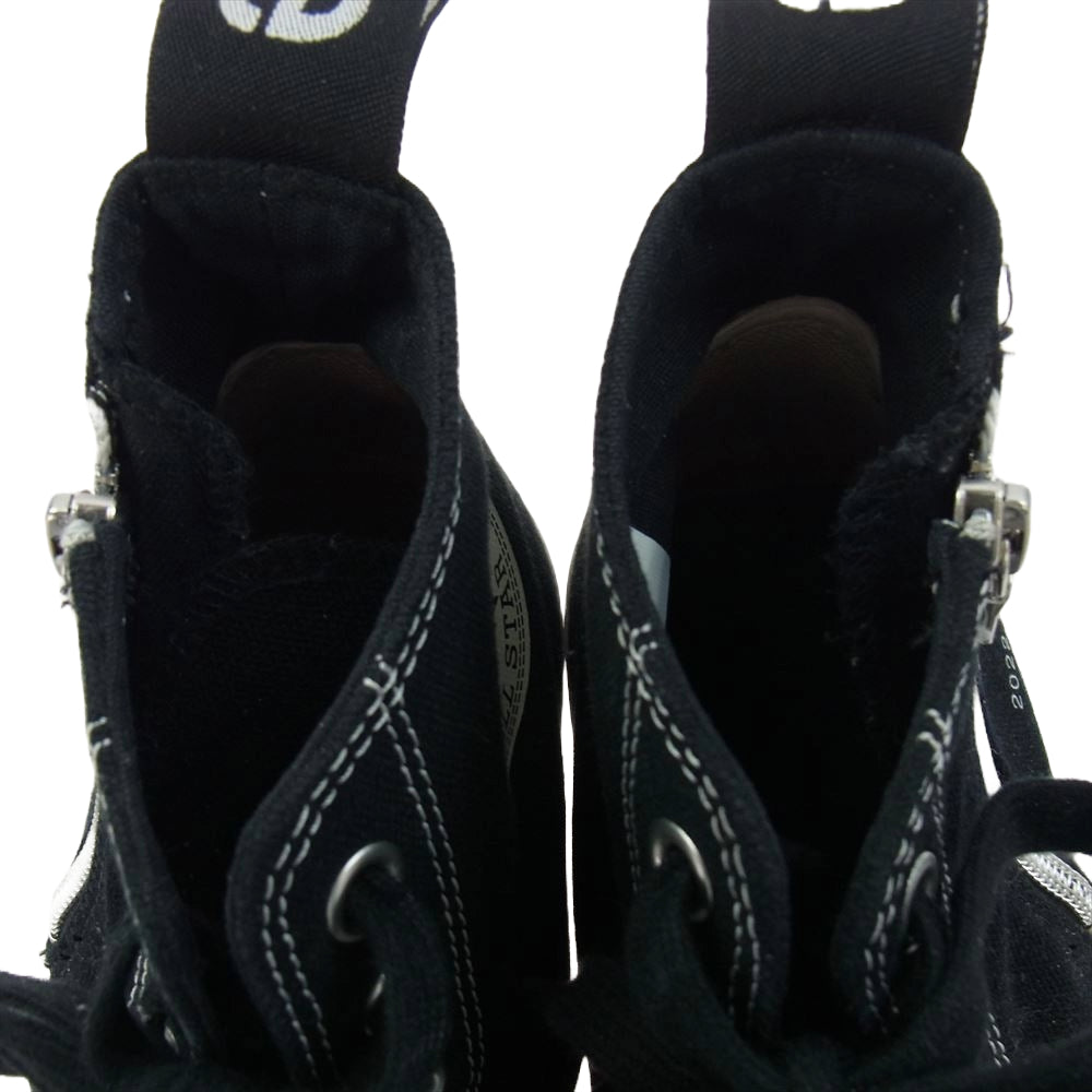 WTAPS ダブルタップス × UNDERCOVER アンダーカバー × Converse コンバース Chuck Taylor High Black チャックテイラー ハイカット スニーカー ブラック系 26.5cm【中古】