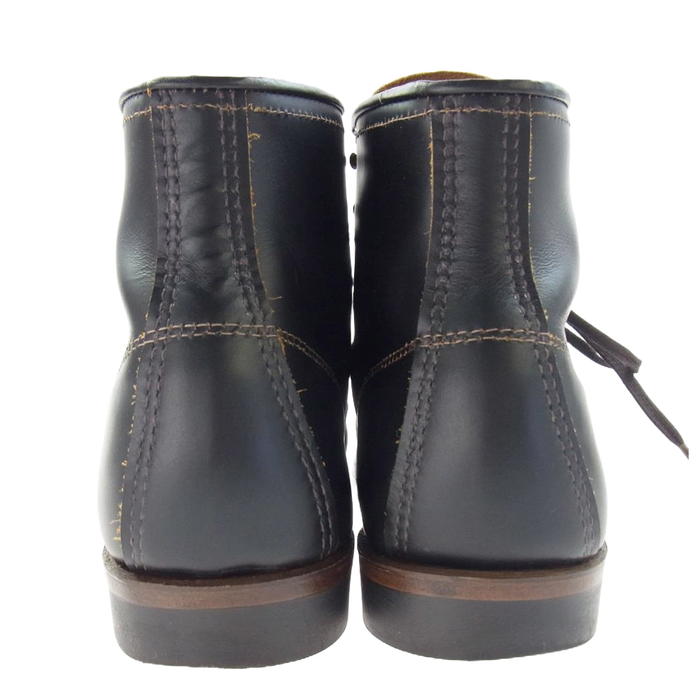 RED WING レッドウィング BECKMAN BOOTS FLAT BOX Black Klondike 茶芯 ベックマンフラットボックス ブラック クロンダイク ブーツ ブラック系 26.5cm【中古】