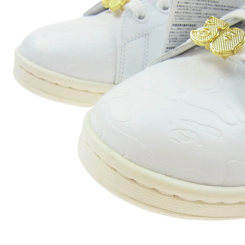 adidas アディダス IG1115 A BATHING APE Originals Stan Smith 30th Anniversary White アベイシングエイプ オリジナルス スタンスミス 30周年 アニバーサリー ホワイト ホワイト系 28cm【新古品】【未使用】【中古】