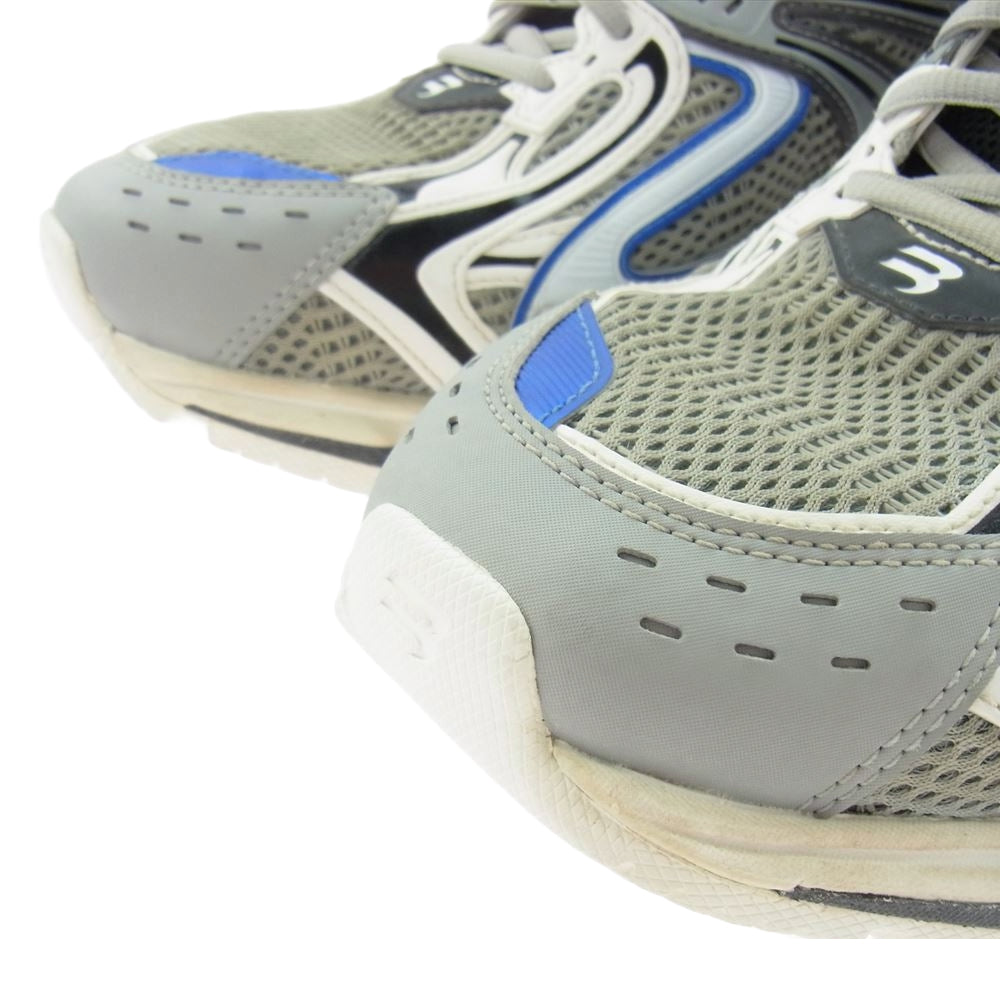 BALENCIAGA バレンシアガ 653871 W2RA4 X PANDER エックス パンダー サスペンデッド ヒール デザイン スニーカー グレー系 ブルー系 27.5cm【中古】